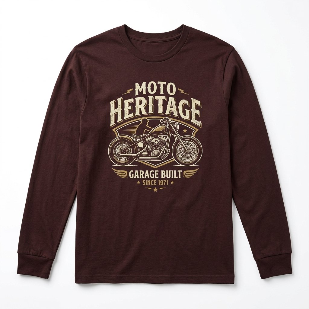 Piston Head Retro Print Tee